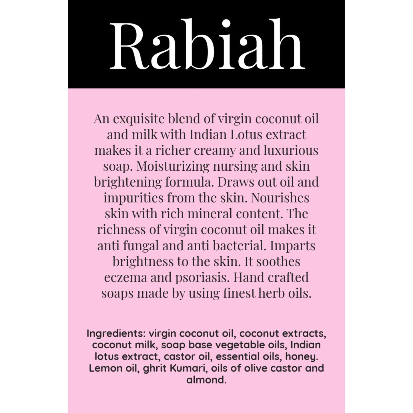 Coconut Indian Lotus Soap