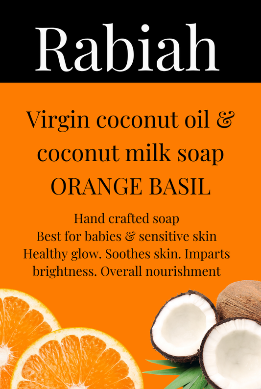 Coconut Orange Basil Soap