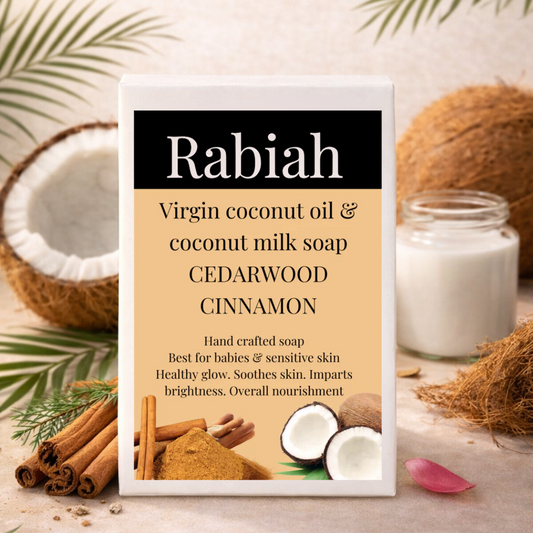 Coconut Cedarwood & Cinnamon Soap