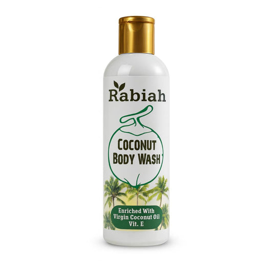 Rabiah Coconut Body Wash with Virgin Coconut Oil & Vitamin E (200 ml)