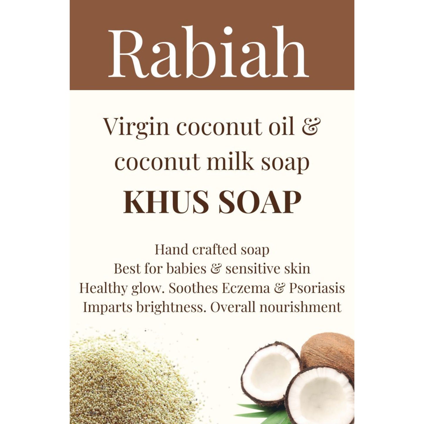Coconut Khus Soap