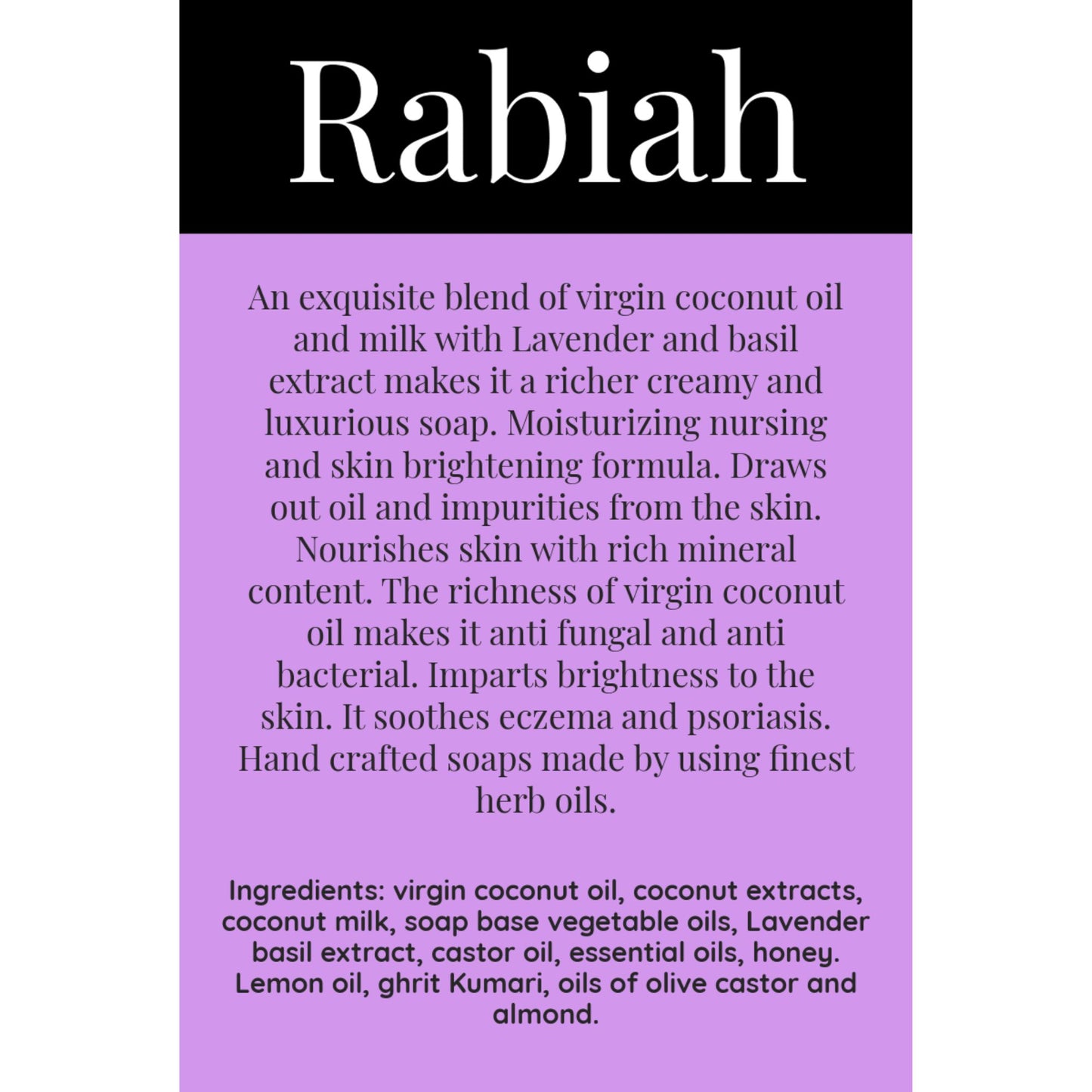 Coconut Lavender Soap