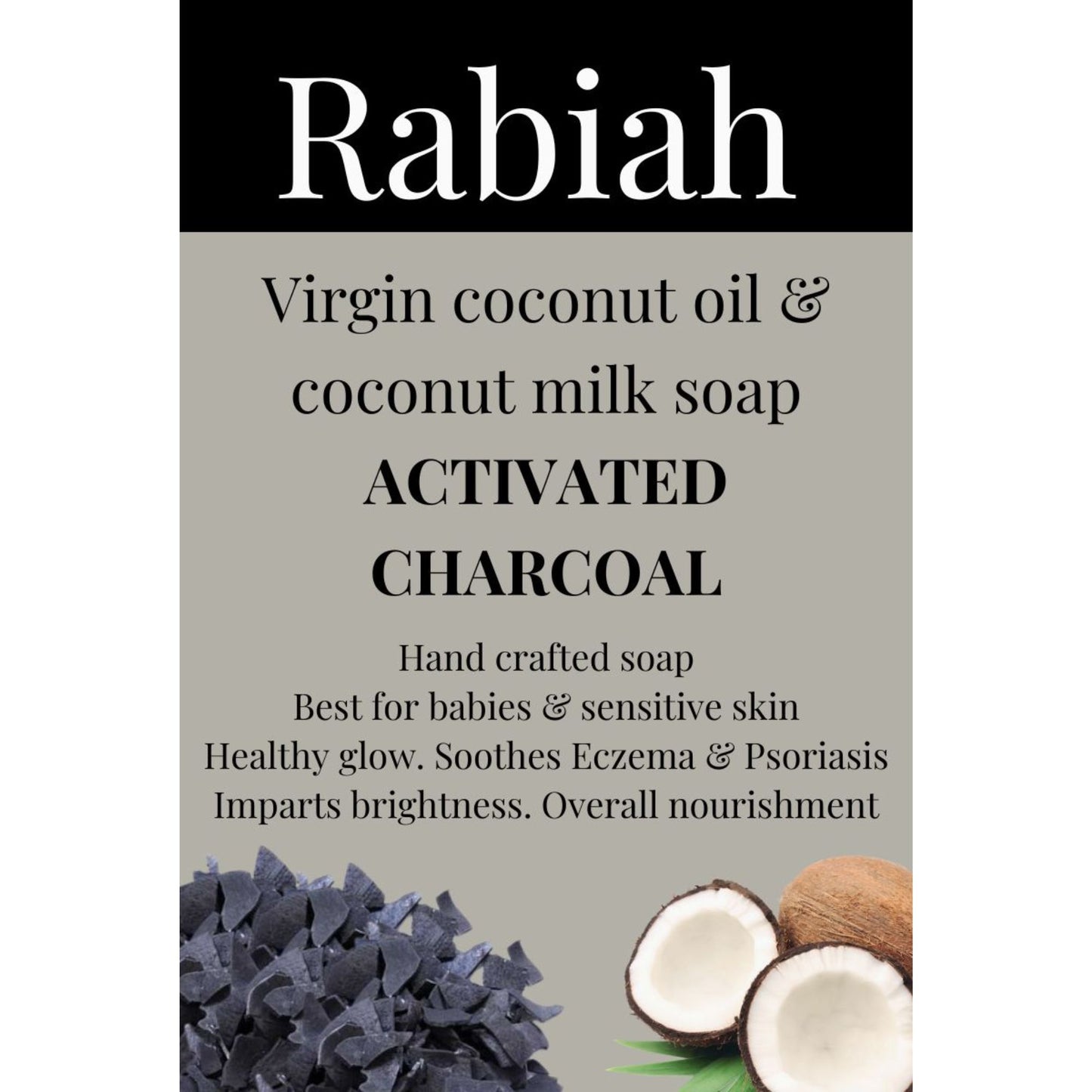 Coconut Activated Charcoal Soap