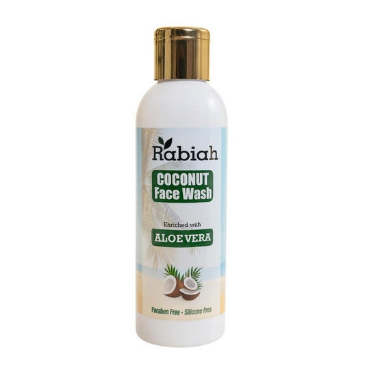 Rabiah Coconut Face Wash – Aloe Vera (200 ml)