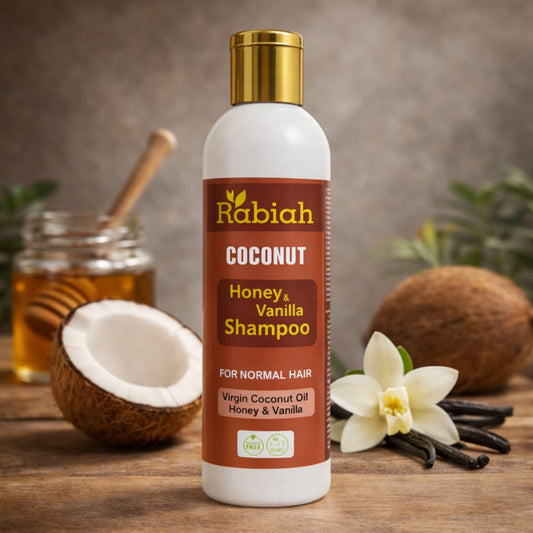 Rabiah Coconut Honey & Vanilla Shampoo for Normal Hair (200 ml)