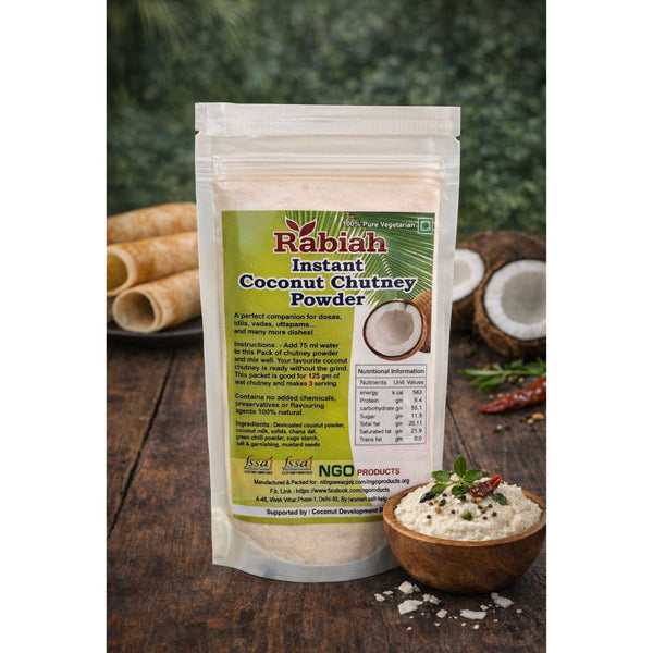 Rabiah Instant Coconut Chutney Powder – 50 g