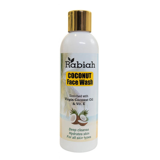 Rabiah Coconut Face Wash with Virgin Coconut Oil & Vitamin E – 200 ml