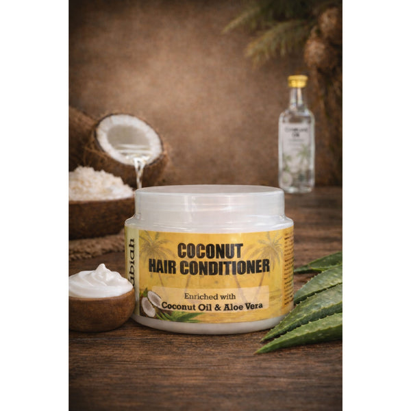 Rabiah Coconut Hair Conditioner with Coconut Oil & Aloe Vera (100 g)