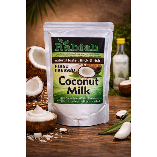 Rabiah First Pressed Coconut Milk 100 ml | Thick & Rich Natural Coconut Milk