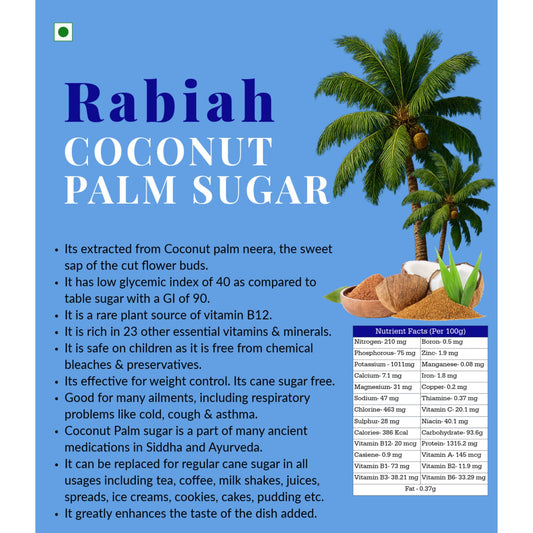 Rabiah Coconut Palm Sugar - (250 g)